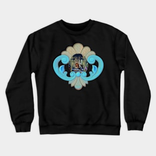 Little mermaid with seahorses Crewneck Sweatshirt